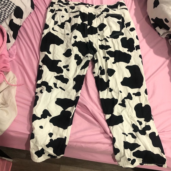 Cow print jeans - Picture 2 of 2